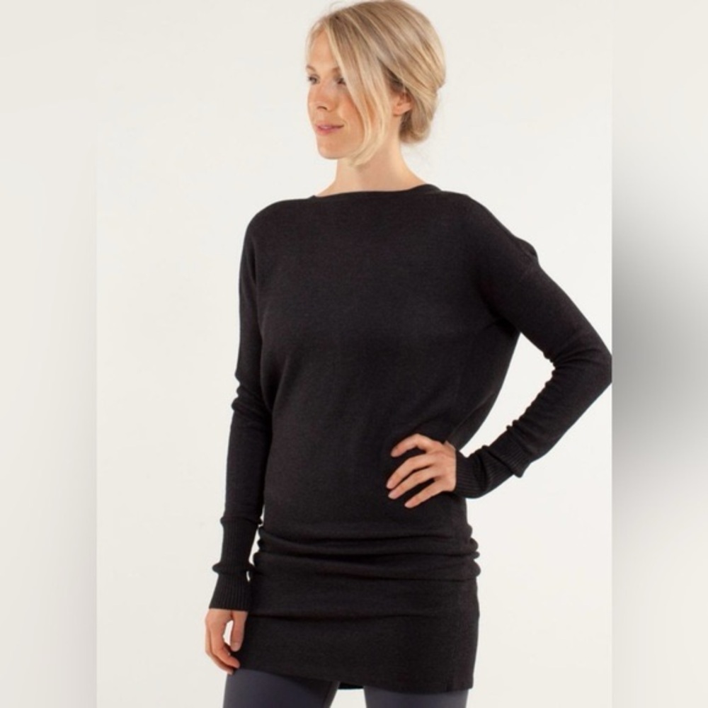 Lululemon Serenity cashmere wrap sweater sz 4